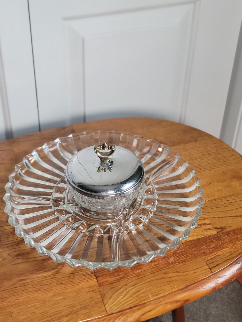 Vintage Kromex Divided Relish Tray